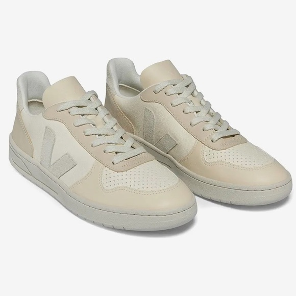 Veja Shoes - VEJA V-10 chromefree leather multicoloured size US 7 EUR 38